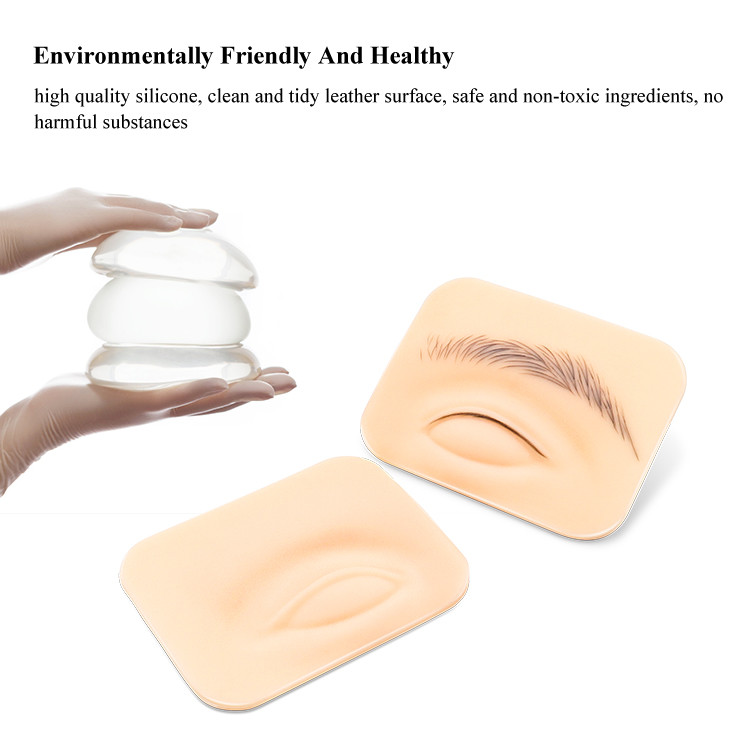 3D Silicone Permanent Makeup Practice Skin Eyebrow Microblading