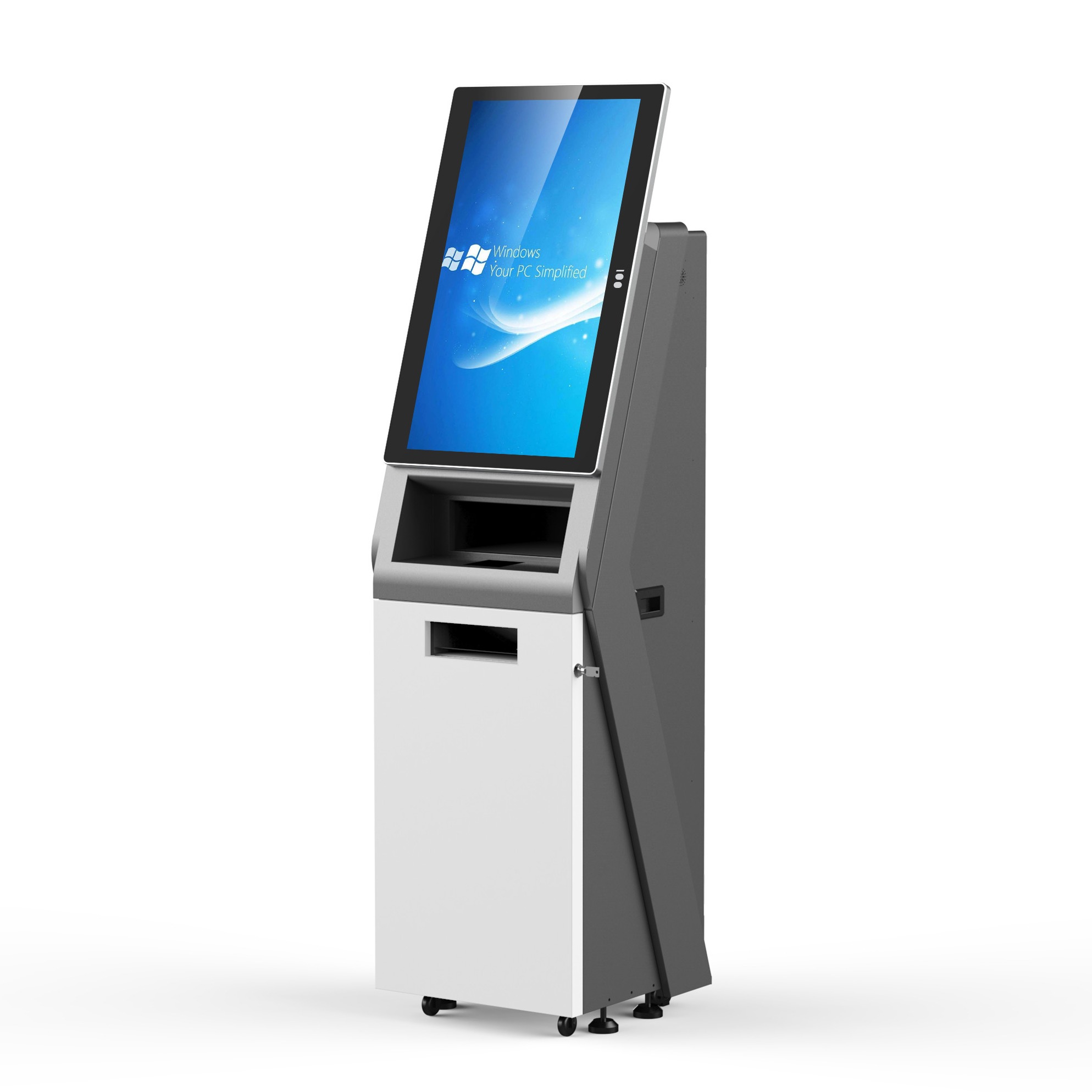 2.8ghz Self Ordering Kiosk Terminal TFT LCD Display Touch Screen