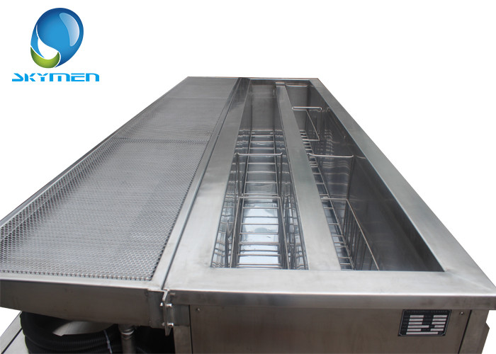Double Tanks 330L Vertical Ultrasonic Blind Cleaning Machines 40KHz