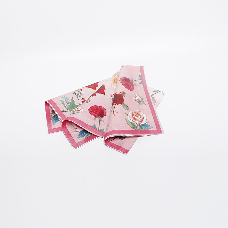 3 Ply Cocktail Printing Paper Napkin Recycled Airlaid Decorative 250 * 250mm