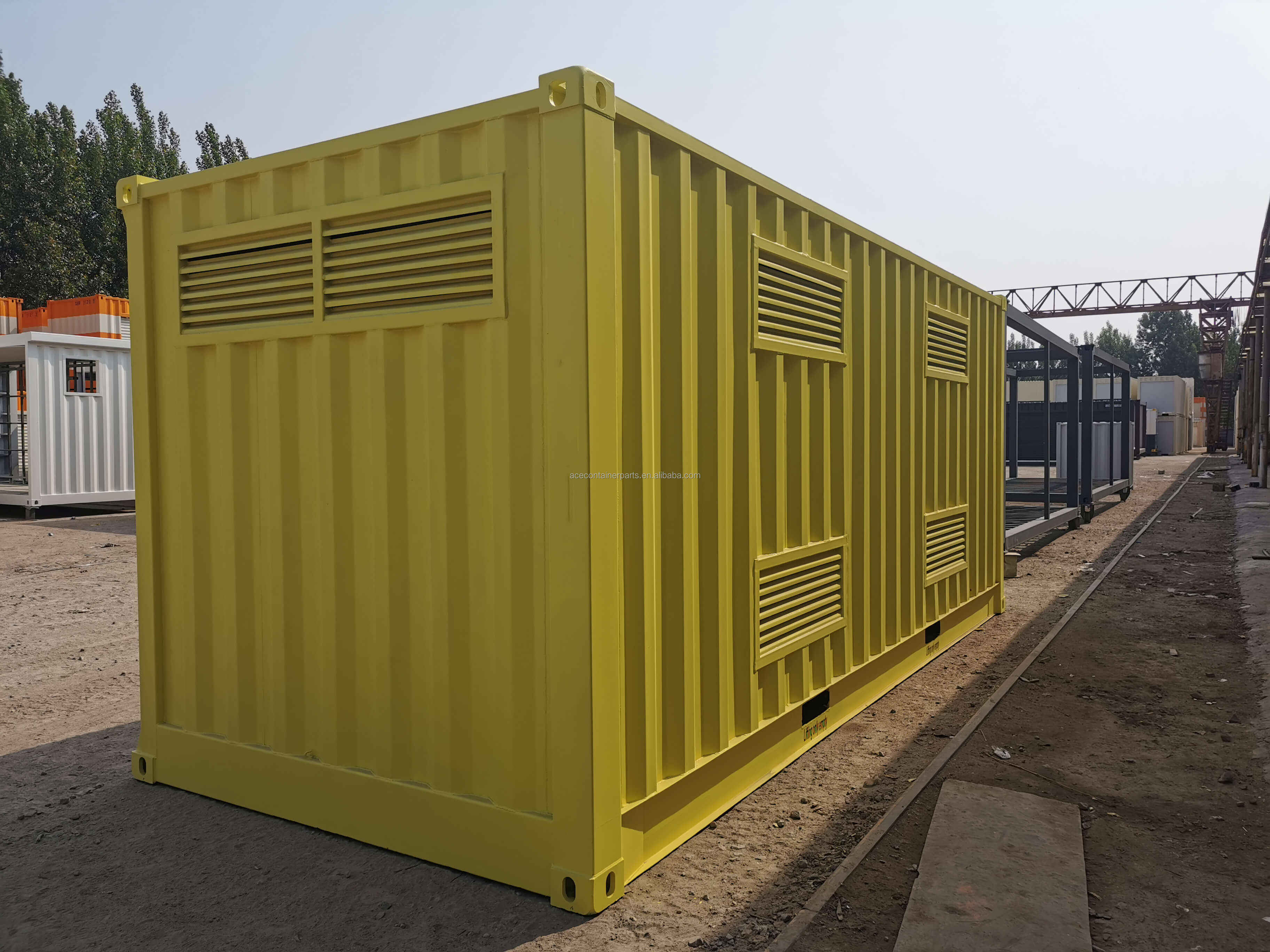 External Dimensions of 6058 x 2438 x 2591/2896mm ISO Standard 20ft Container for Solar Power Energy Battery Storage System
