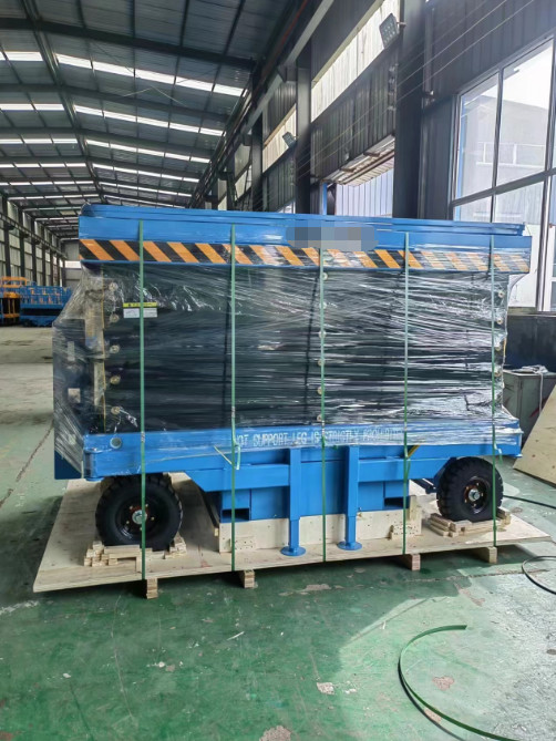 1kg~500Kg Mobile work table Hydraulic Manual Scissor Lift platform 2100*1230mm
