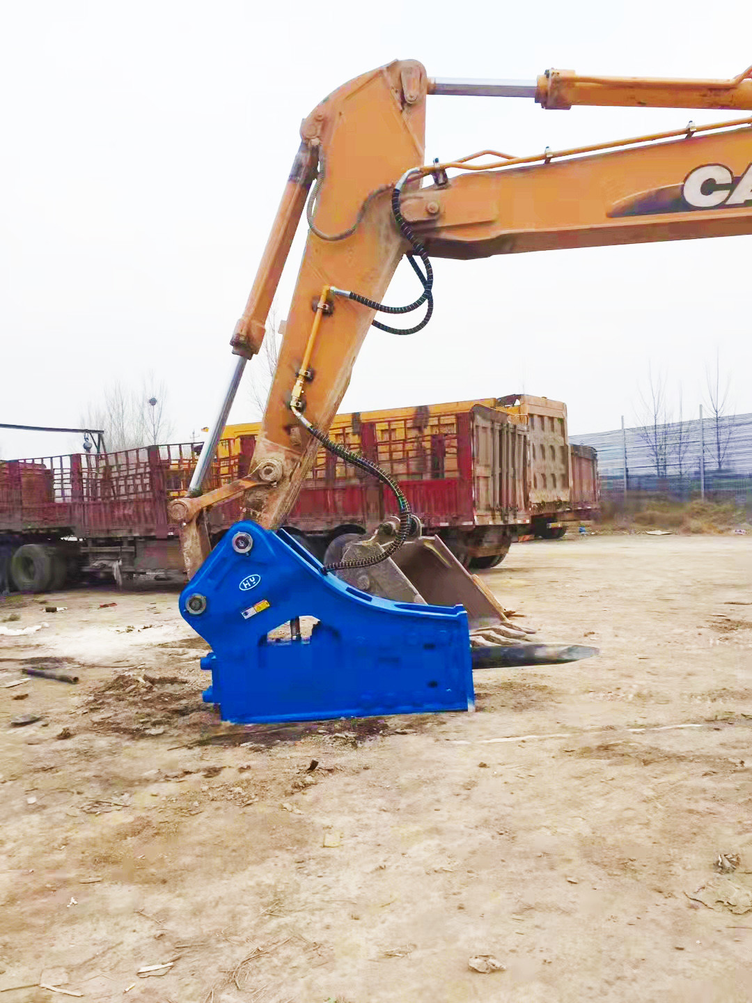 100mm Chisel Concrete Breaker Attachment 42CRMO Hydraulic Skid Loader Concrete Breaker