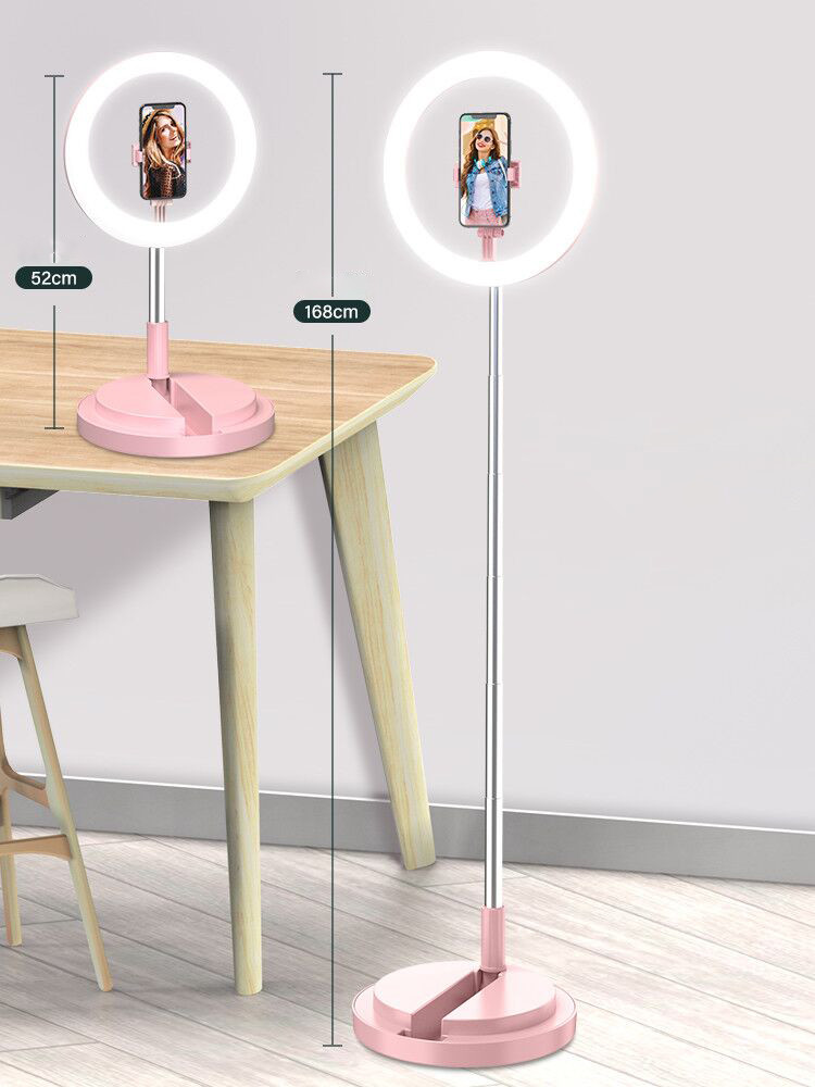 Foldable Selfie Ring Light Dimmable Selfie Ring Light With Tripod Stand