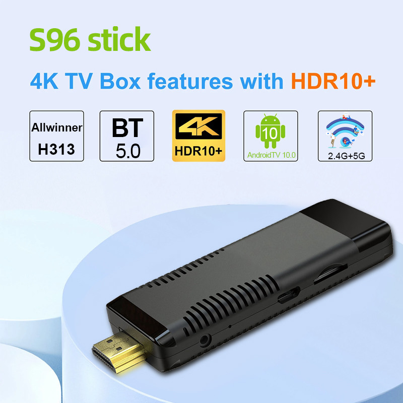 Android 10 Smart Android TV Stick Customized Logo 4K HD 2/16gb Dongle