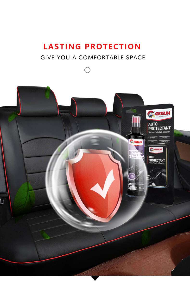 UV Blocking Polymer Silicone Car Interior Cleaner And Protectant Ceramic Shine
