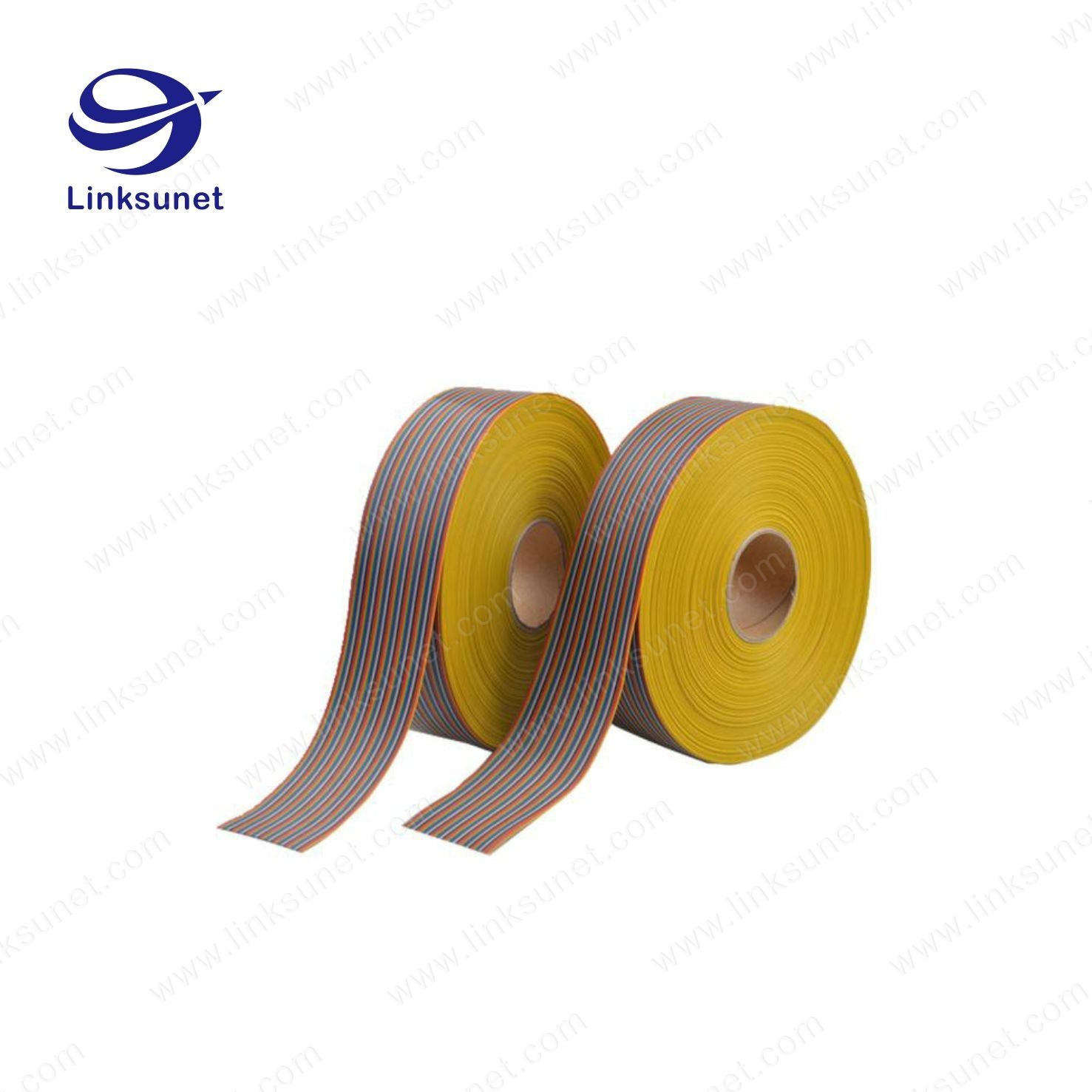 Round Flat Cable Connector UL2651 - 28AWG 1.27MM PICH PVC Twisted Pair Flat Cable