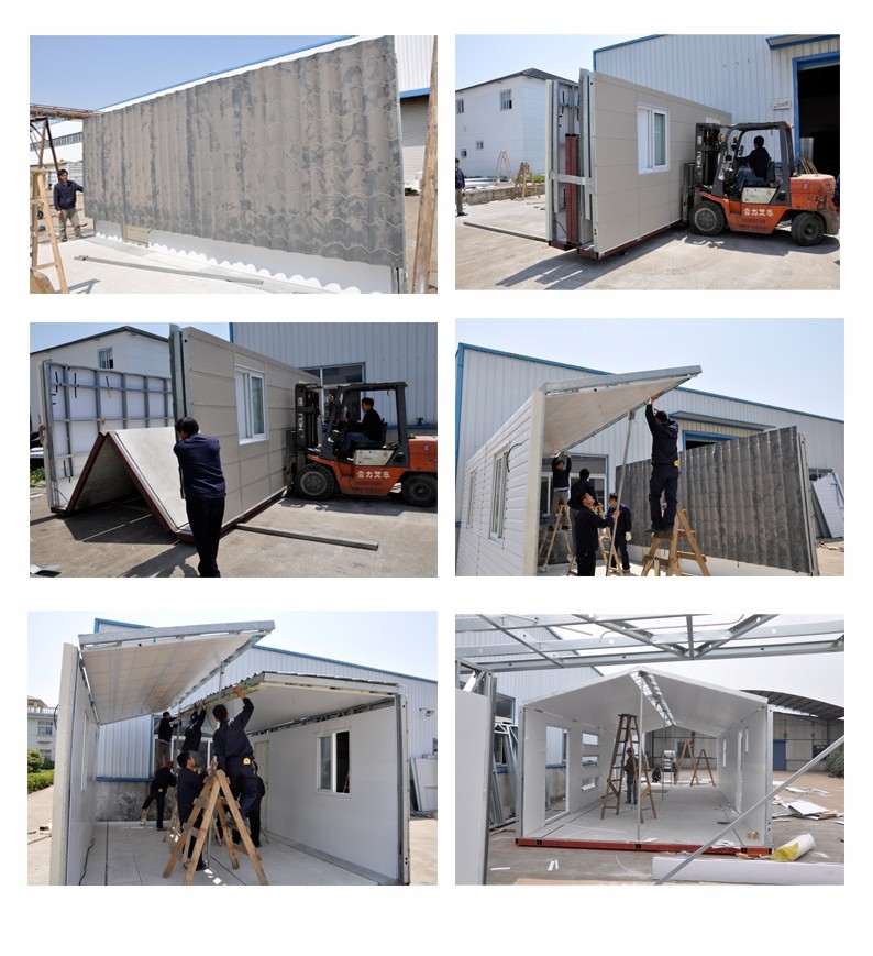 Small Factory Direct Modern Prefab Light Gauge Steel Park Home Modular House Kits