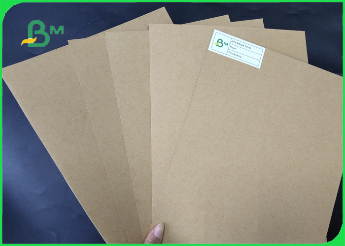 FSC 70 * 100CM Brown Kraft Liner Board Natural ColorTear Resistant In Rolls