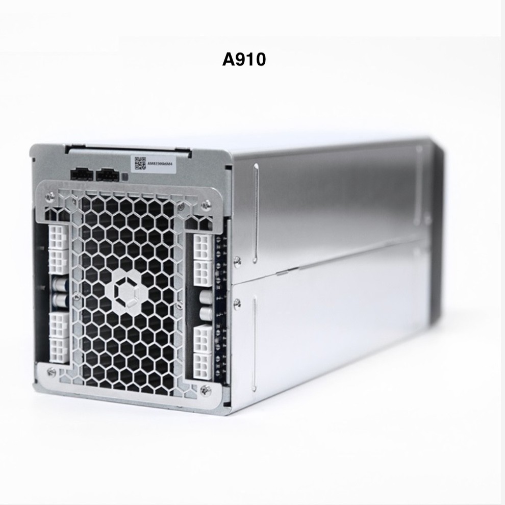 Asic Blockchain Avalon Miner A910 18.5T 1480W Power Consumption