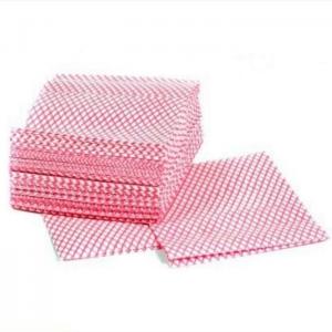 Buy cheap Pink Disposable Cleaning Cloths Excellent Wet 30x50cm Window Cleaning Cloths product
