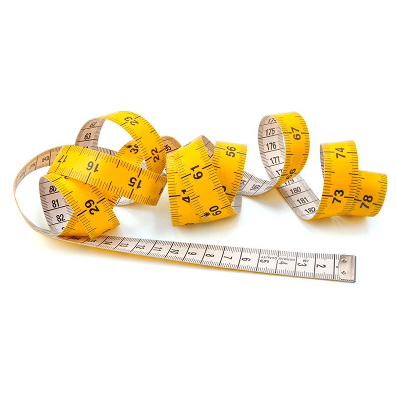 Wintape 80inch&200cm Soft Polyfiber Fabric Measuring Tape for Sewing Cloth & Weight Loss Medical Body Measurement