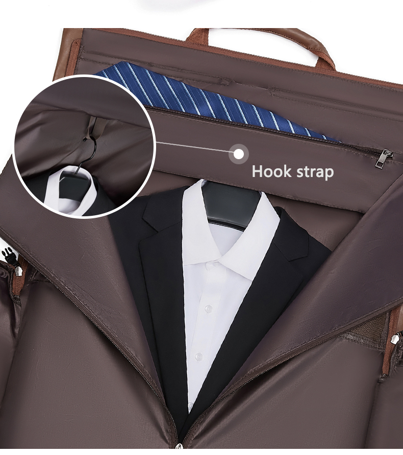 Wholesale outdoor PU leather luggage travel bag business suit bag men Duffel Travelling bag