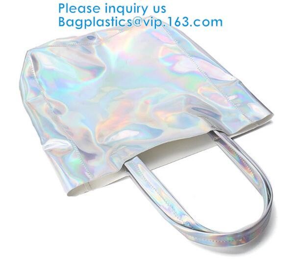 Promotional Custom Waterproof Transparent Pvc Beach Bag Sets Shopping Online Women Hand Bag