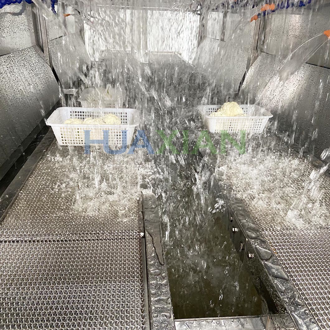 Cherry Precooling Stainless Steel Hydro Cooler with Automatic Conveyor Belt