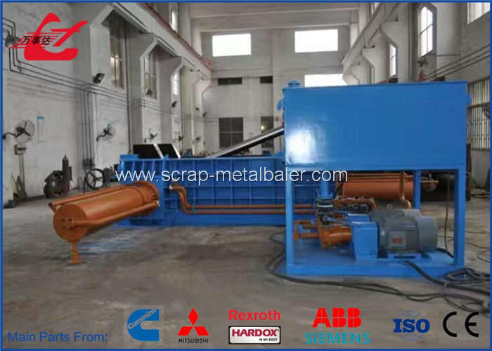 250Ton Scrap Metal Baler Side Push Out Model 5-6Ton/h Capacity Heavy Duty Scrap Baling Press