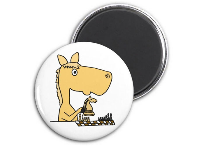 Tin badges Dia 3cm Tinplate Fridge Magnet Round Shaped Souvenir Refrigerator Magnet