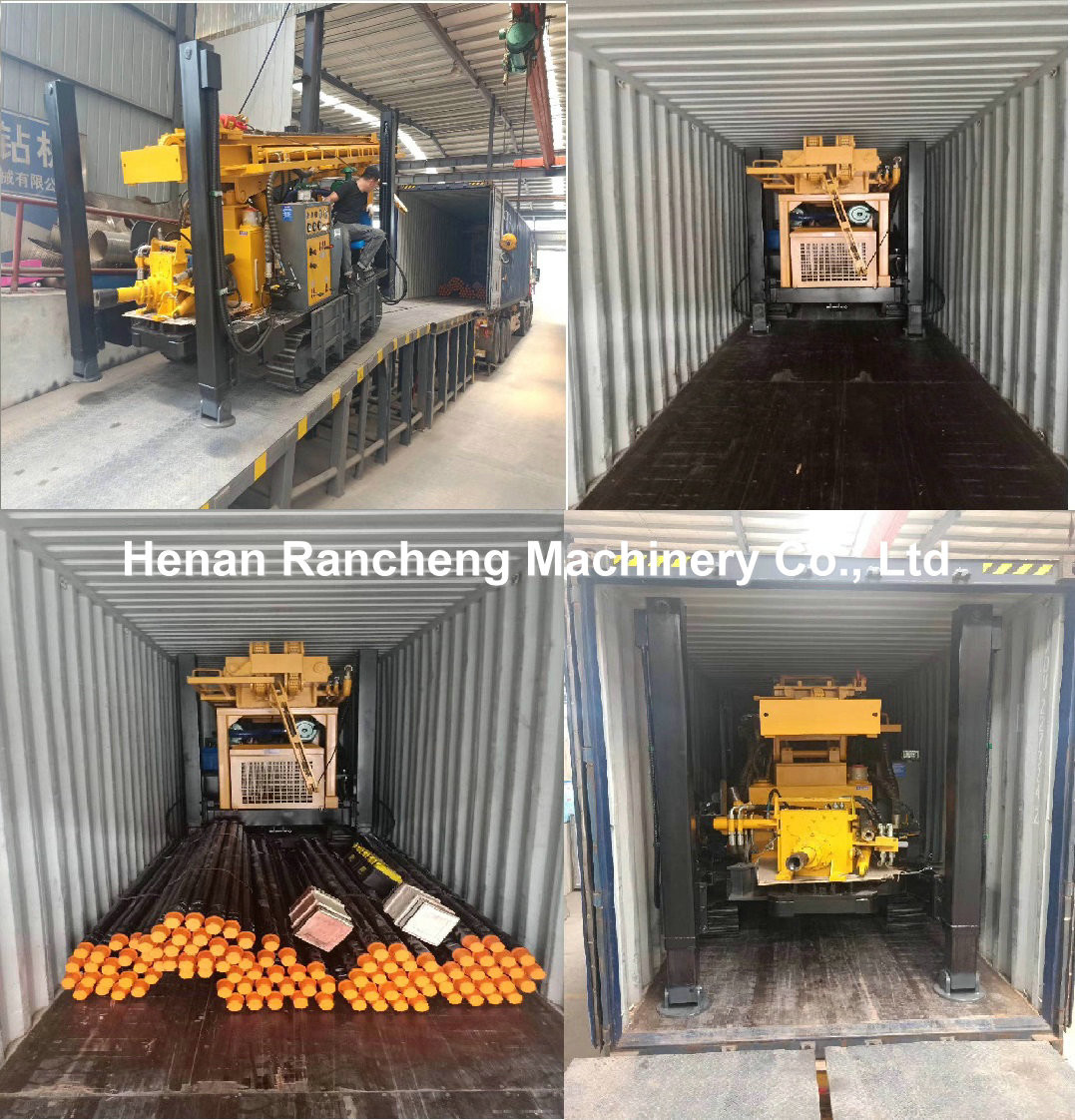 700m Depth 140 - 400mm Bore Dia Water Well Drill Machine 132KW Cummins Engine