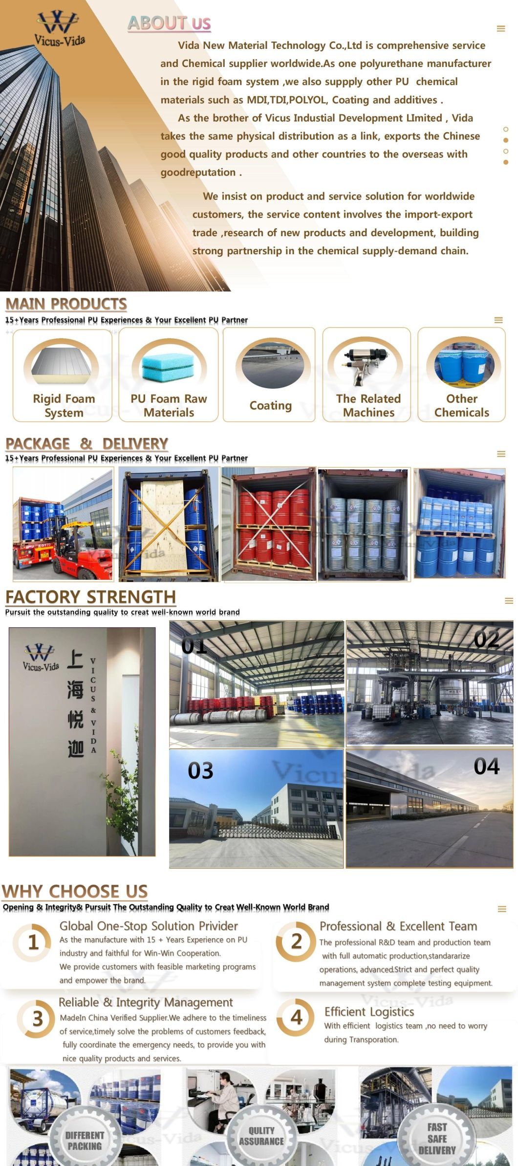 Hot Deal Tdi 80/20 CAS Stannous Octoate T9 Chemical Raw Materials Polyol