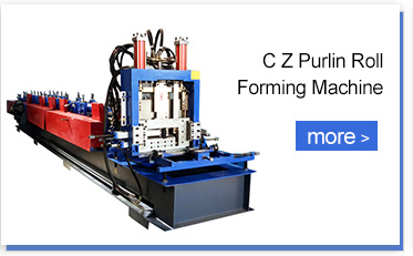 High Standard Purlin CZ Channel Steel Roll Forming Machine For Building Material