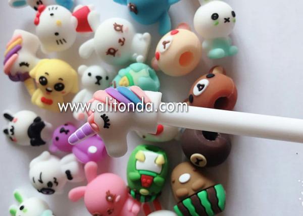 Promotional plastic ballpoint pvc decoration pen for company advertising school bank office gifts