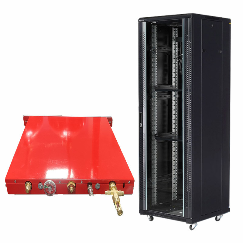 Easily Installed 1U/2U/3U Rack Fire Suppression Unit At ISO Certified