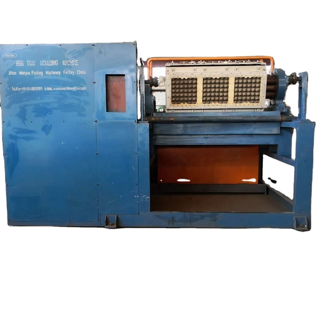High Efficiency Paper Pulp Molding Machine For Egg Tray / Apple Tray Making Production