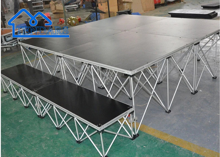Easy To Install Concert Stage,Custom 4x6ft Easy Adjust Aluminum Portable Riser Stage Platform Truss
