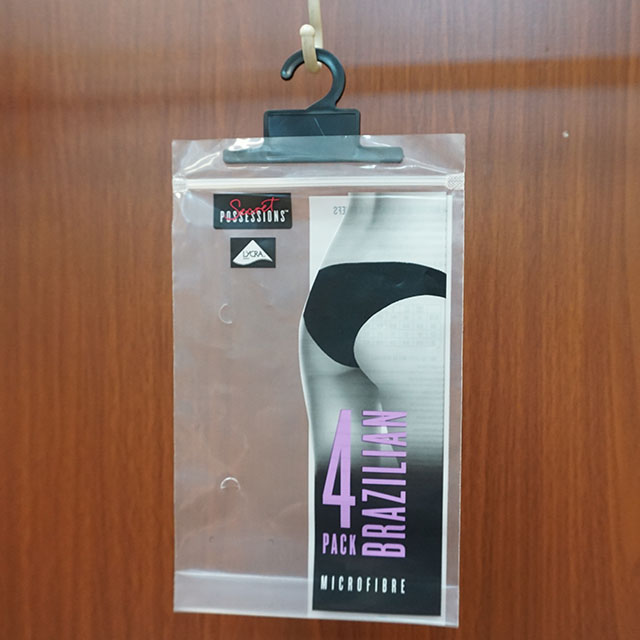 china factory cheap price biodegradable hdpe material transparent k packaging bags for clothing with hanger