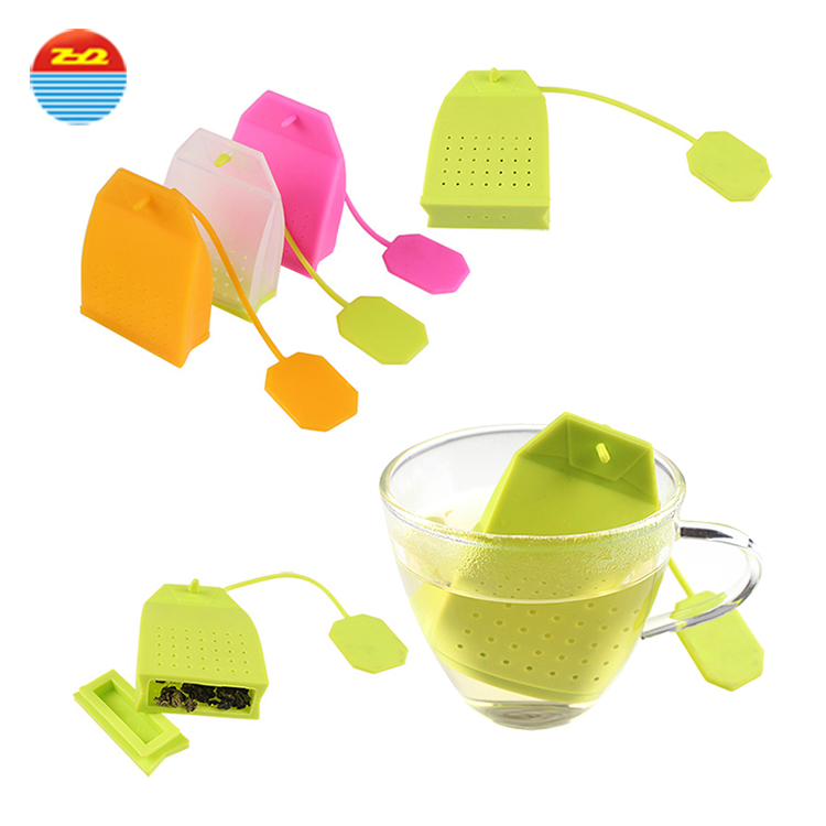 Individual Large Funny Cool Bulk Best Cute Green Herbal Loose Leaf Tea Mesh Custom Non Metal Iced Tea Cups Silicone Tea Infuser