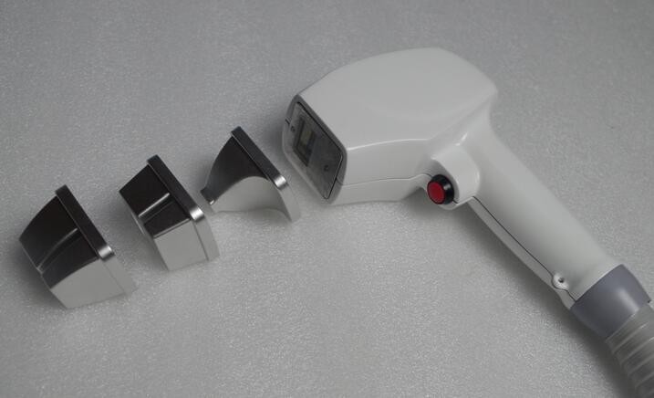 Diode soprano professional laser hair removal machine with 3 spot size heads
