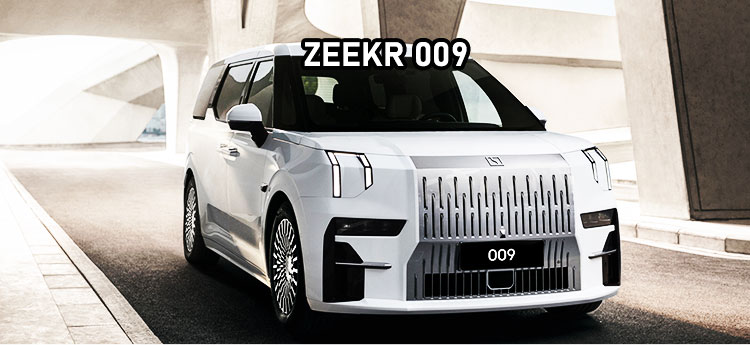 MPV Body Structure 2022 ZEEKR 009 Electric Car with 125kW Maximum Power and Luxury Design