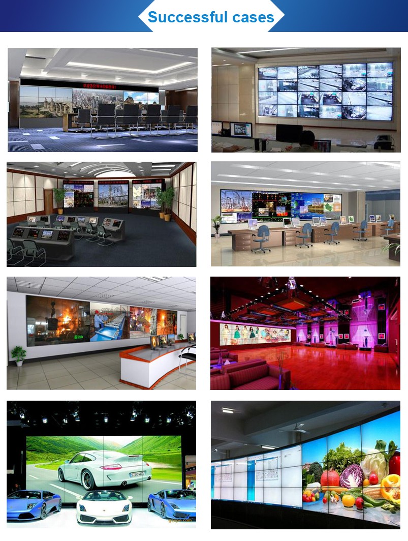 High Performance 46 Inch Digital Wall Display , Multiple Splicing Video Wall Panels