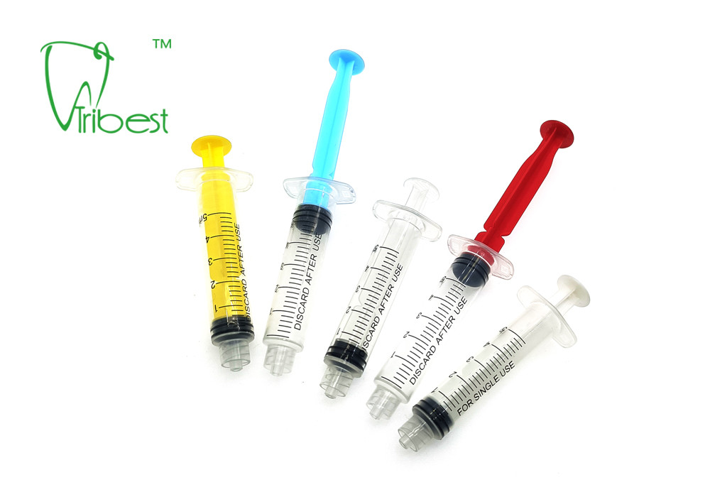 Medical Self Aspirating Disposable Colorful Dental Syringe 5ml