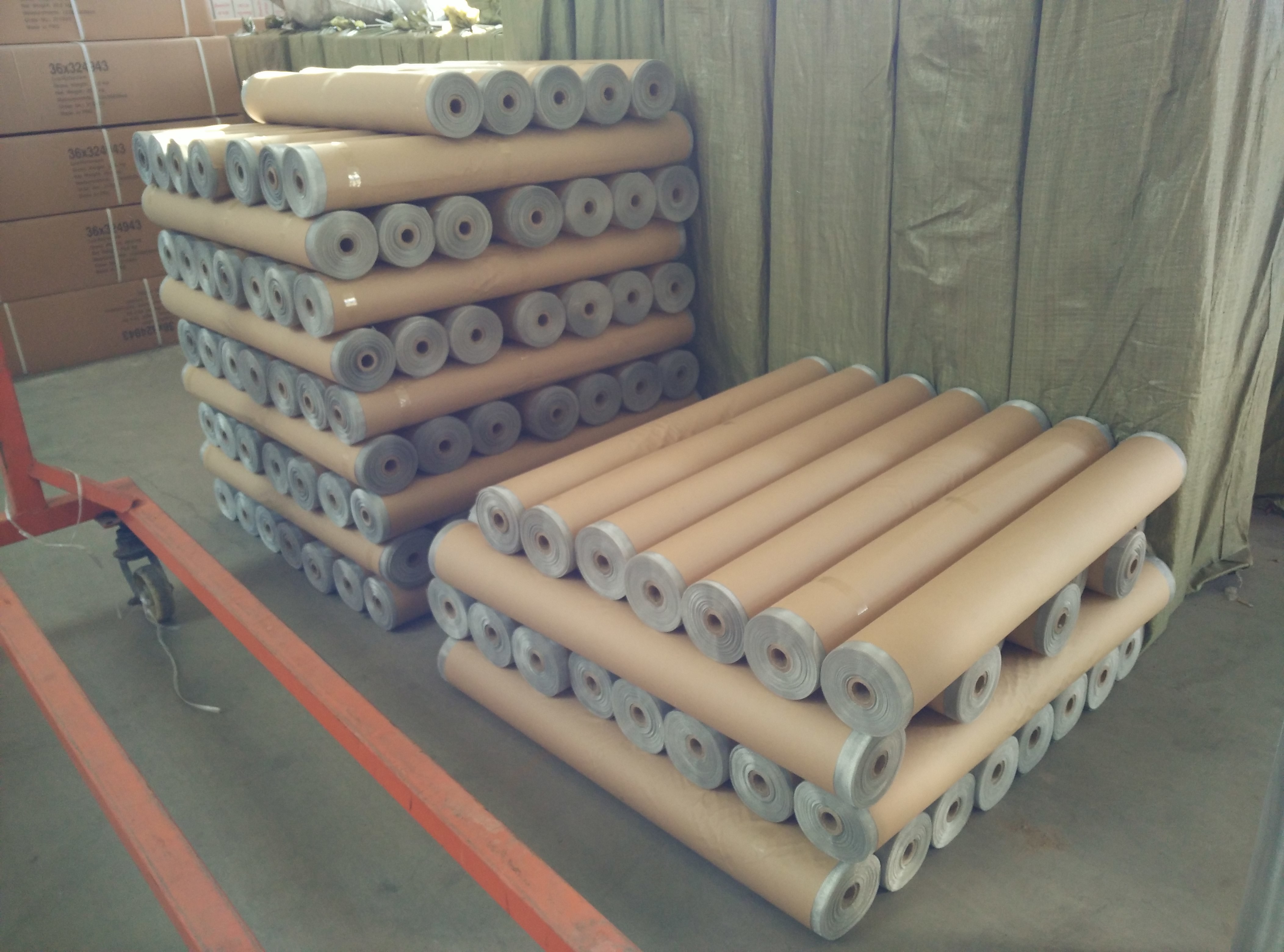 Wrapped 1.2m Width Weave Wire Mesh 0.20mm Diameter Aluminum Wire Mesh Screen