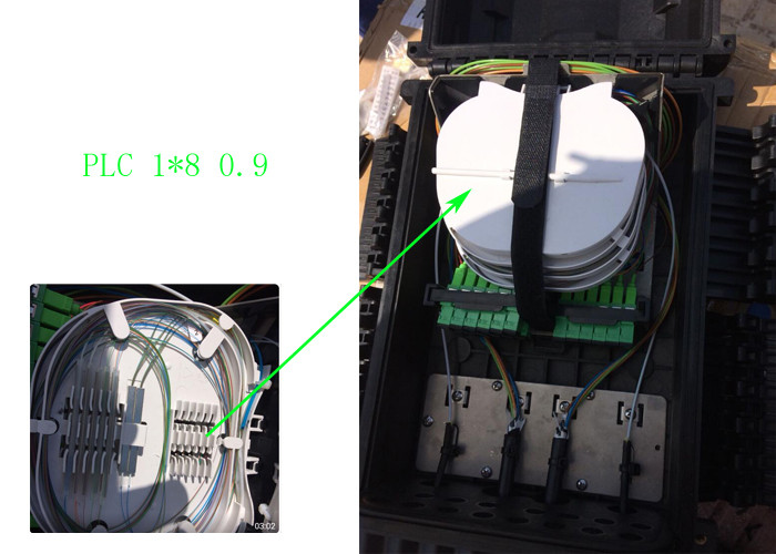 96 Core Multicore Joint Closure Fiber Optic FTTX Network System Connection
