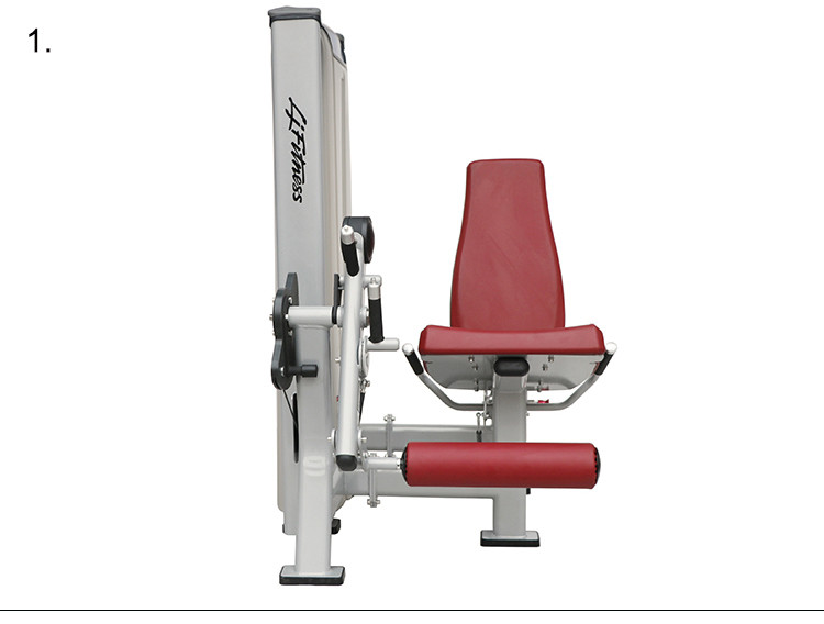 Seated Matrix Leg Extension Machine With Customized Weight Stack