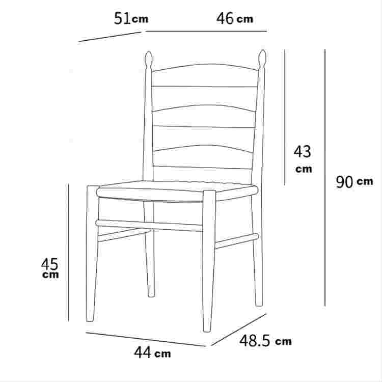 Nordic Modern Wood Chair for Restaurant Business Solid Wood Dining Chair
