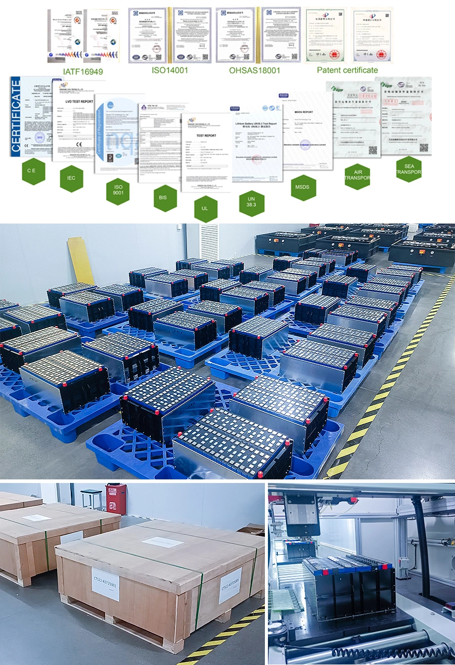 Rechargeable 48V 300ah Lithium Battery, 48V 300ah IP67 Li-ion LFP Battery Pack, 48V 300ah LiFePO4 Electric Tractor Battery