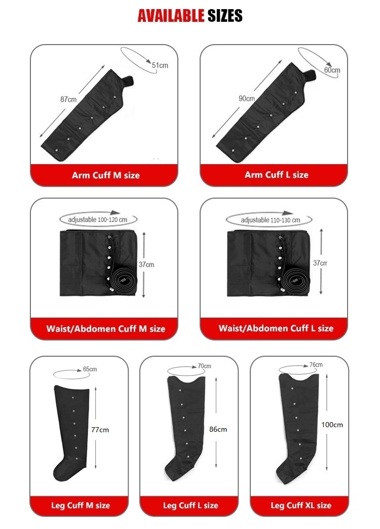 Cordless Battery Powered Leg Recovery Compression Boots