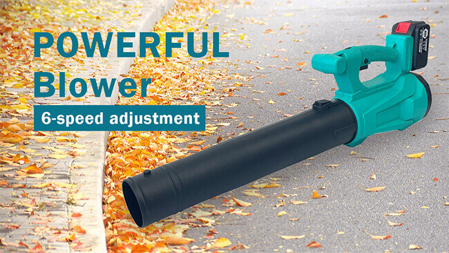 21V 1000W 16000RPM Leaf And Snow Blower Lightweight Handheld Quiet Electric Leaf Blower Cordless