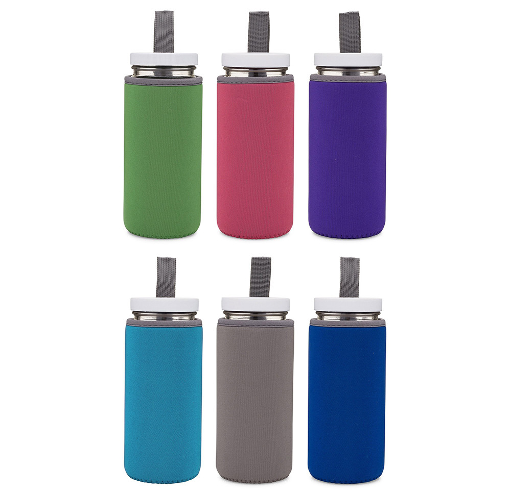 Vibrant Color 16 17 18 Oz Insulated Neoprene Bottle Sleeve