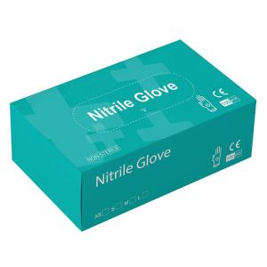 Buy cheap Blue Medical Disposable Examination Nitrile Gloves Power Free Powered Latex Free product
