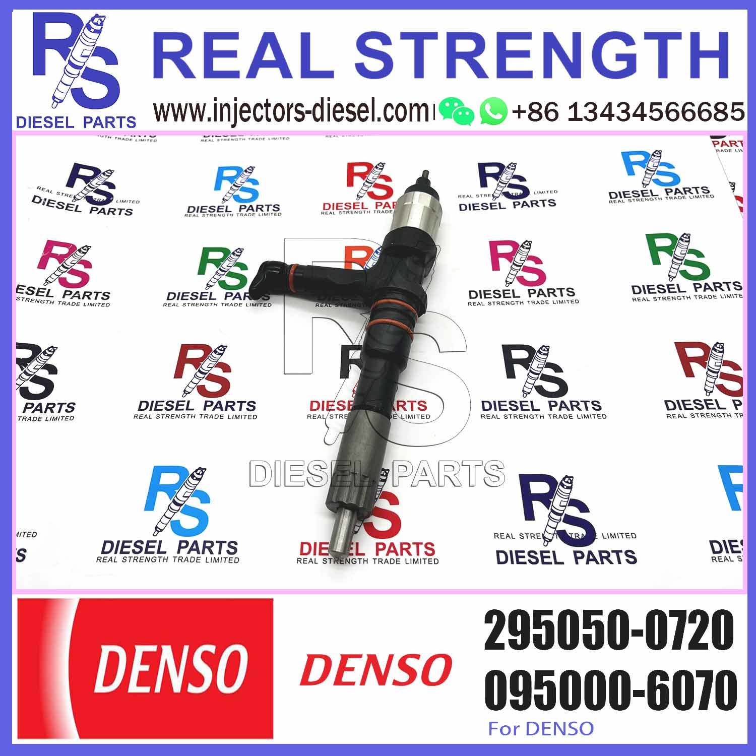 High quality fuel injector 6252-11-3100 295050-0720 with Genuine packing for SAA6D125E-6 engine assembly
