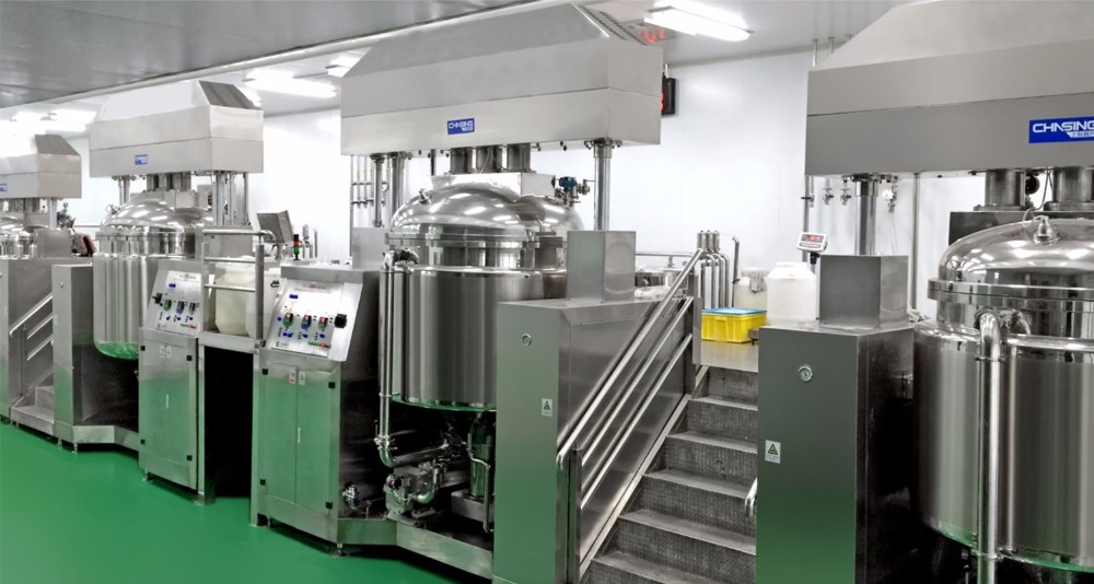 1300L Toothpaste Manufacturing Machine With Vacuum And Homogenizer