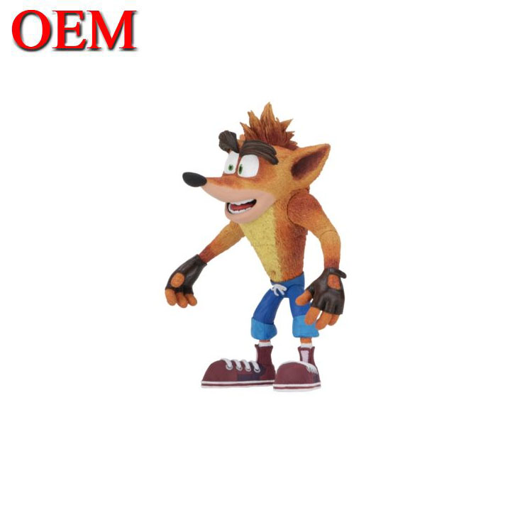 OEM Cartoon Figure Toy Crash Cartoon Doll Bandicoot Figurine