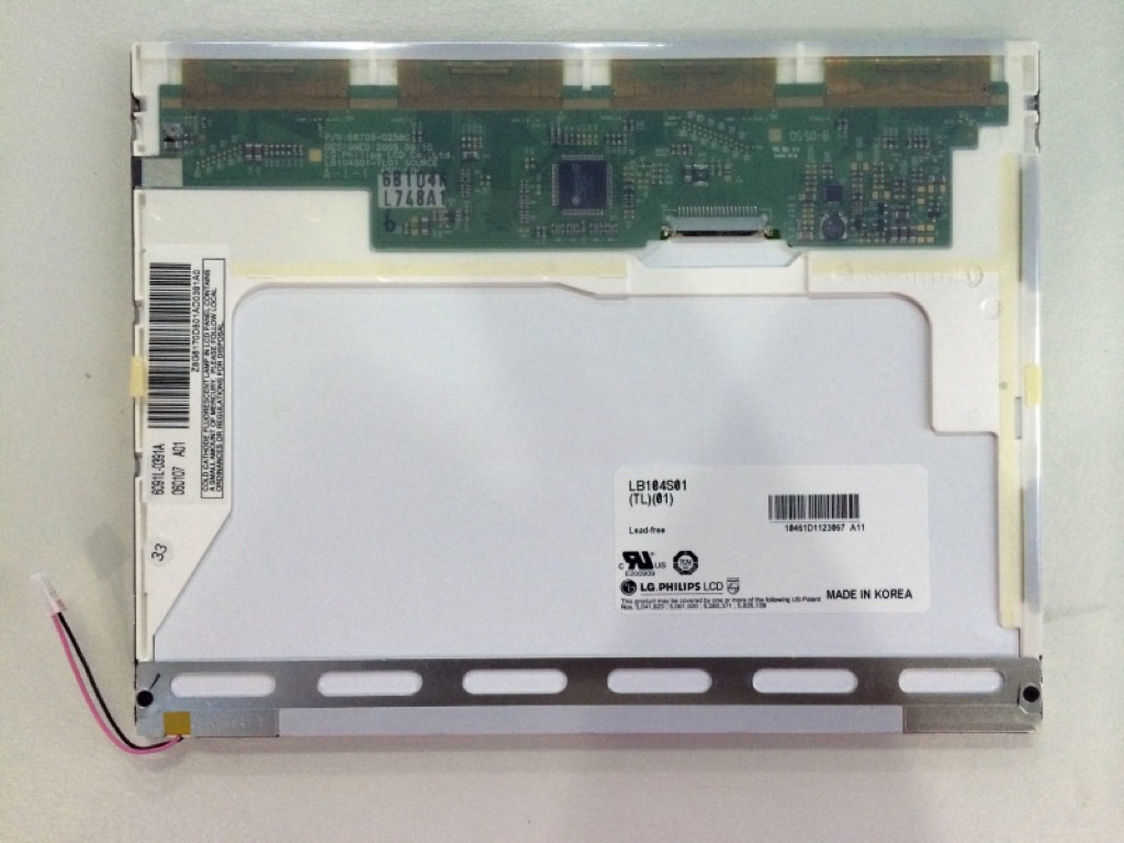 LB121S03-TL01 LG Display 12.1" 800(RGB)×600, SVGA 82PPI, 400 cd/m² INDUSTRIAL LCD DISPLAY