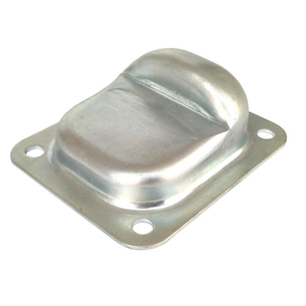 White Q235 Steel Swing Gate Stopper For Two Leaf Gate