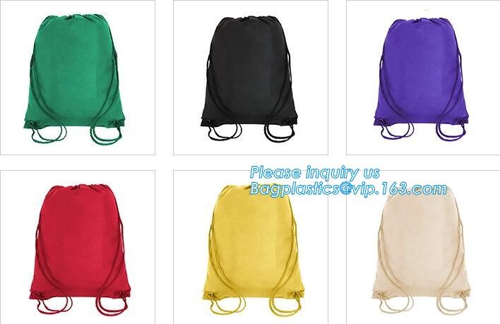 Promotion Custom Eco Friendly Sublimation Polyester Folding Shopping Bag,Promotional Sports Gym Sack Polyester Drawstrin