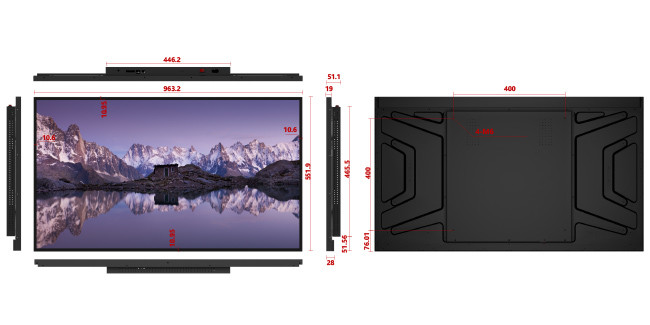 43inch Indoor Digital Signage Kiosk Card Indoor Digital Advertising Screens Billboard